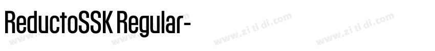 ReductoSSK Regular字体转换 ReductoSSK Regular字体转换